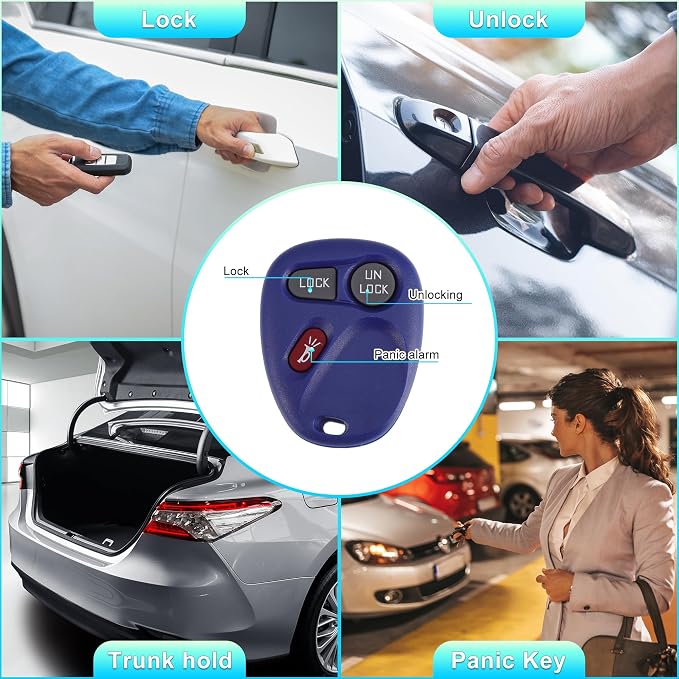 X AUTOHAUX 315MHz KOBLEAR1XT Replacement Keyless Entry Remote Key Fob - Image 3