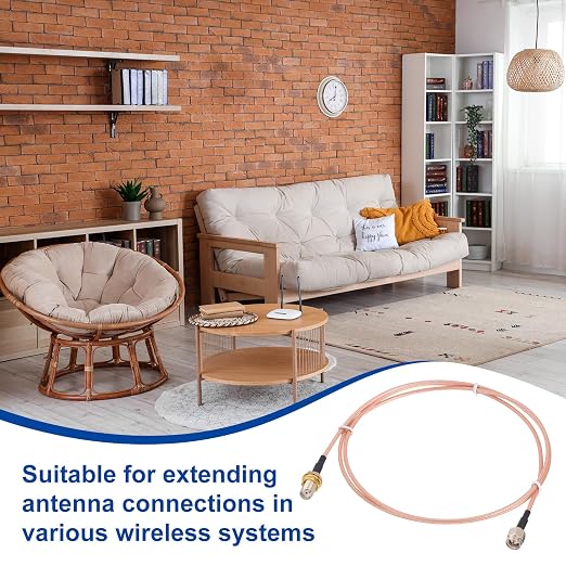 MECCANIXITY SMA Antenna Extension Cable, 13.1ft SMA Male Inner Pin to Female - Image 4