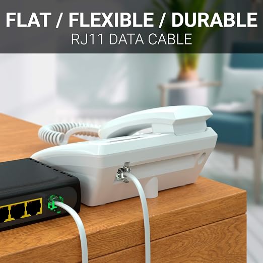 G-PLUG 10FT RJ11 Cable Phone Cord - Image 2