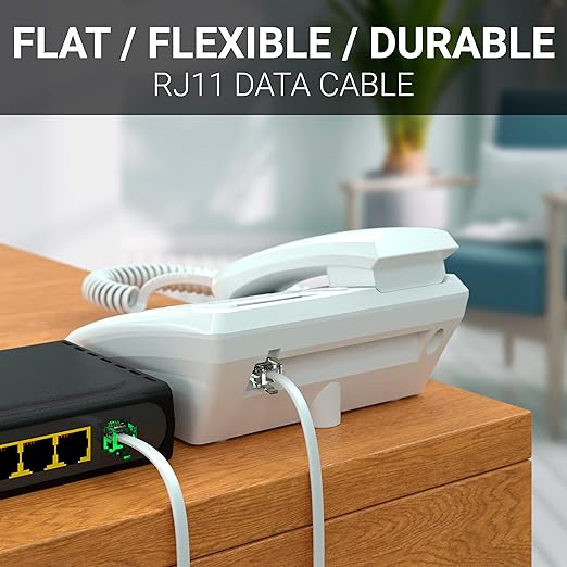 G-PLUG 15FT RJ11 Cable Phone Cord - Image 2