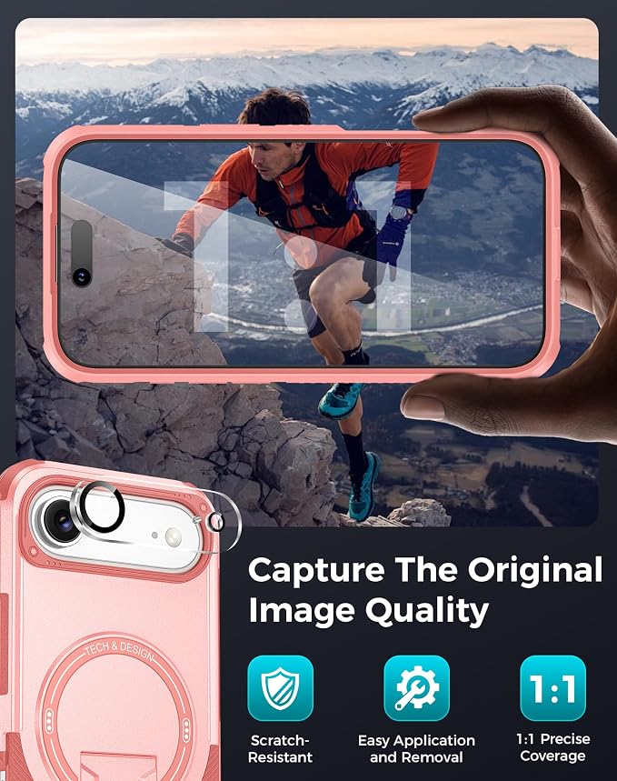 Goton for iPhone Air Case with Privacy Tempered Glass Screen Protector & Camera - Image 7