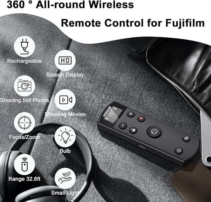 for Fujifilm Rechargeable Camera Remote Control Wireless Shutter Release - Image 3