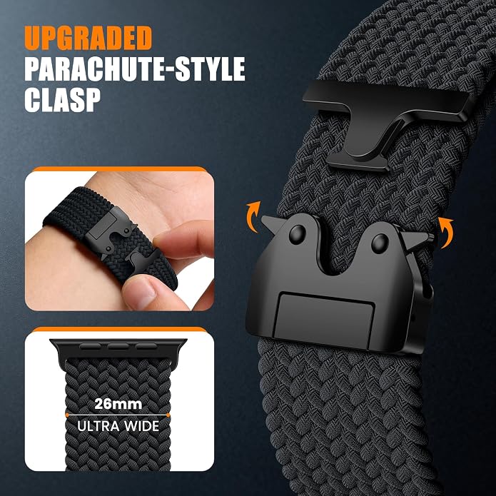 Elastic Sport Band for Apple Watch Ultra 3/2/1 Bands 49mm 46mm 45mm 44mm 42mm - Image 2
