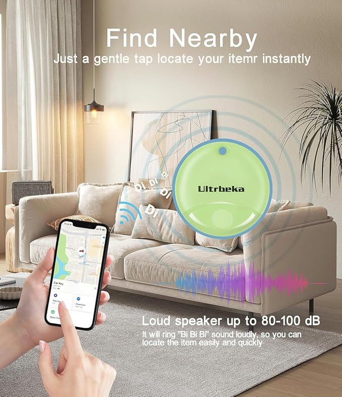 Ultrbeka Air Tracker Tag 4 Pack Bluetooth Item Finder - Image 5
