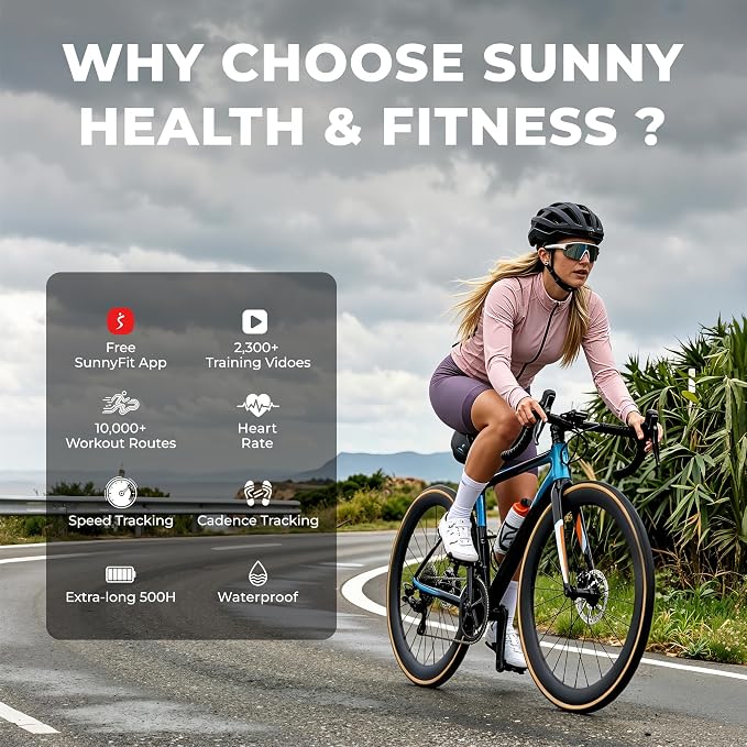 Sunny Health & Fitness 2-in-1 Advanced Cadence/RPM + Speed Sensor, Cadence - Image 3