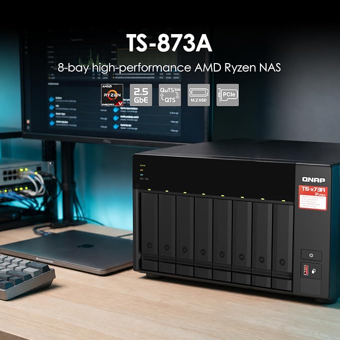 QNAP TS-873A-8G 8 Bay High-Performance NAS - Image 2