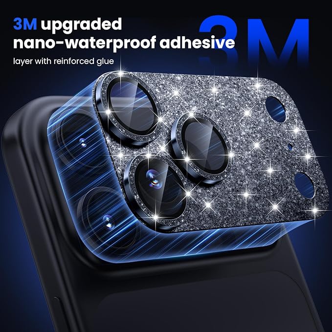 WSKEN for iPhone 17 Pro Camera Lens Protector, Metal Aluminum Alloy Tempered - Image 3