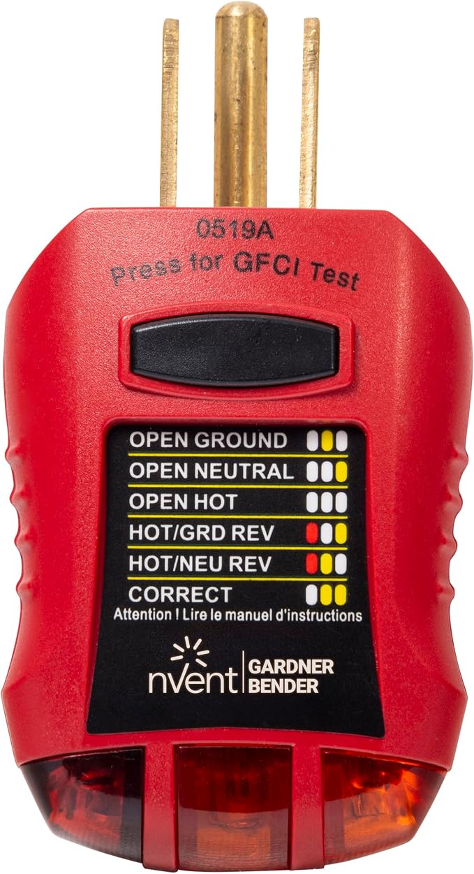 Gardner Bender GFI-3501 Ground Fault Receptacle Tester & Circuit Analyzer by GardnerBender