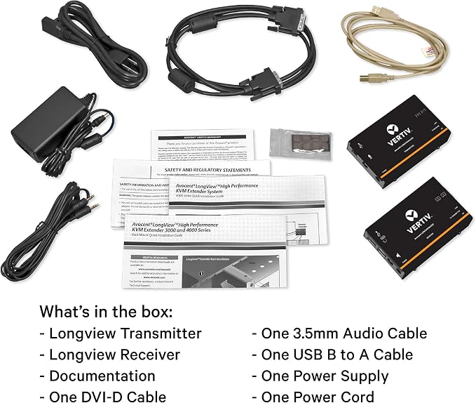 Vertiv Avocent LV 4010P High-Performance HD KVM Extender Kit - Image 6