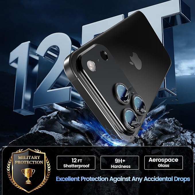 CACOE Camera Lens Protector for iPhone 17 Pro - Image 5