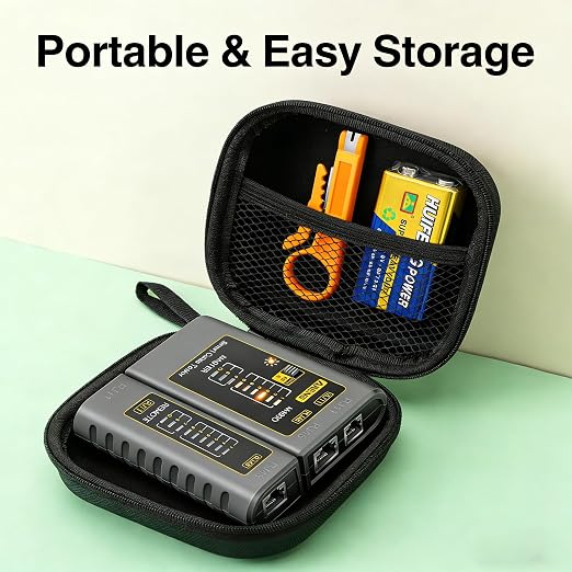 Network Cable Tester for RJ45 RJ11 RJ12 Port Network Ethernet Wire Test - Image 6