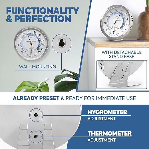 Analog Hygrometer – Thermometer Hygrometer - Image 3