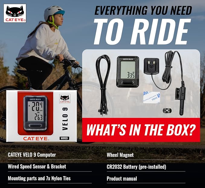 CATEYE Wired Bike Computer – Entry-Level Speedometer and Odometer, Auto - Image 9