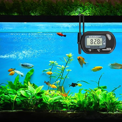 AQUANEAT Aquarium Thermometer, Fish Tank Thermometer, Digital Temperature Test - Image 5