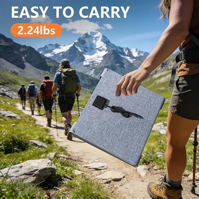 HOWEASY Solar Generator 135W, Portable Power Station - Image 3