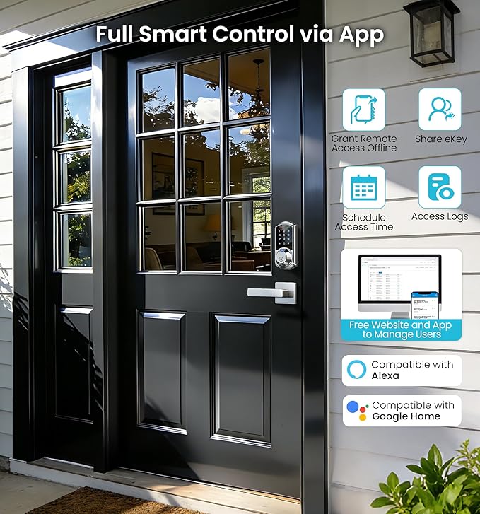 Veise VE07-L Fingerprint App Control Smart Locks - Image 5