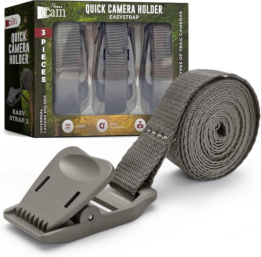 The...Cam Quick Camera Holder EasyStrap-3, Premium 3 Pack Trail Camera Straps by Unknown