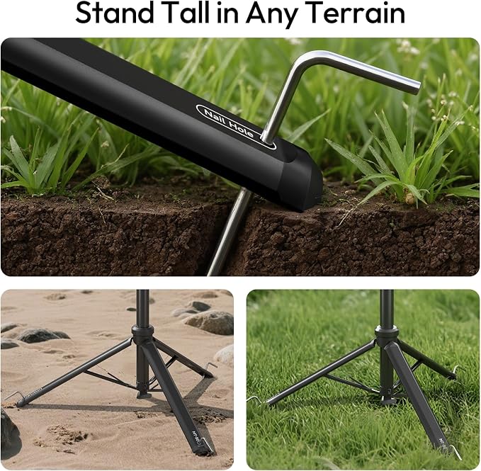 ULANZI MT-80 Aluminum Tripod Stand, 7FT Extendable Camera Phone Tripod - Image 6