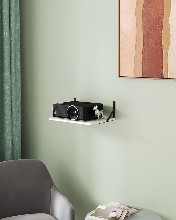 Black White Small Mini Projector Shelf - Image 4