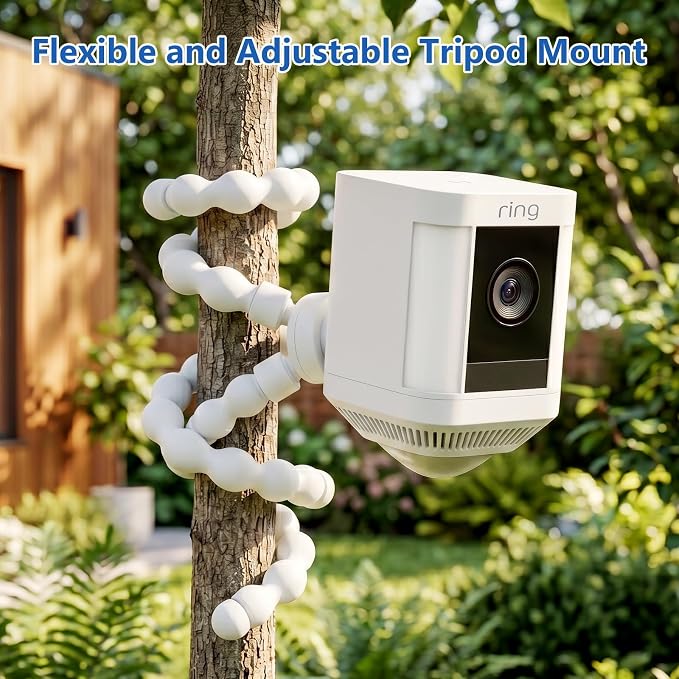 Flexible Camera Tripod Mount for Ring Spotlight Cam Plus/Pro, Ring Stick Up Cam - Image 5