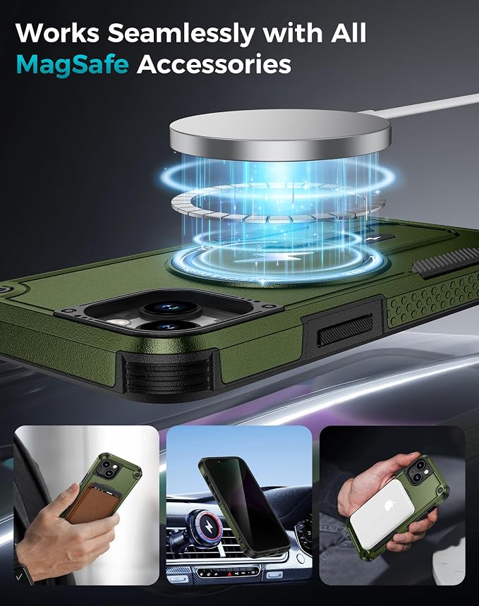 Goton for iPhone 14 Case with Privacy Tempered Glass Screen Protector & Camera - Image 6
