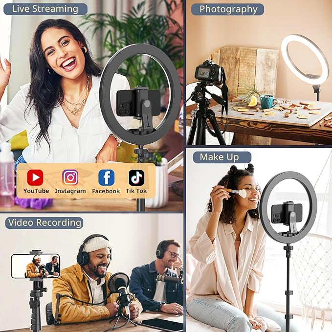 UBeesize 12” Selfie Ring Light - Image 6