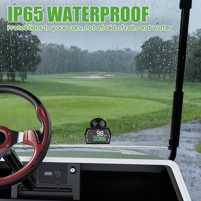 10L0L Golf Cart GPS Speedometer, HUD Digital Display - Image 6