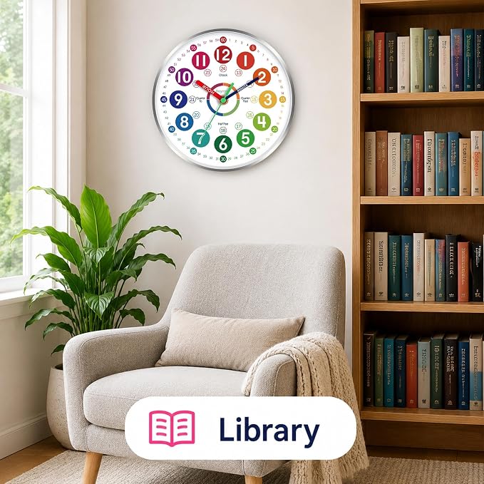 Roymnie Wall Clock for Kids Learning - Image 6