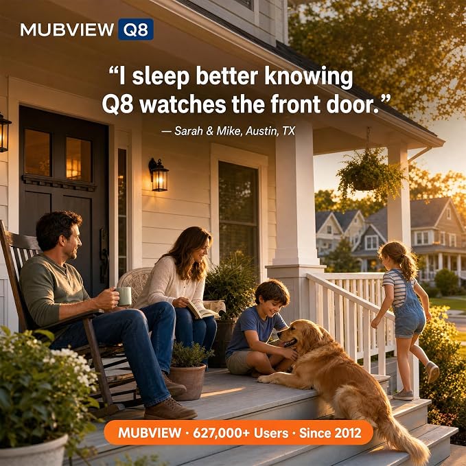 MUBVIEW 24/7 Continuous Recording Wireless Outdoor Security Camera, 2.4G WiFi - Image 8