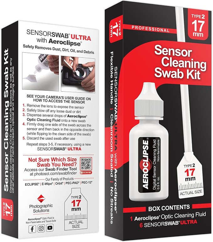 Sensor Cleaning Swab Kit by PhotographicSolutions
