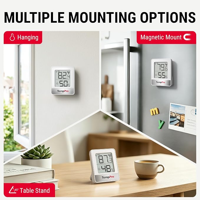 TempPro TP349 Bluetooth Hygrometer Thermometer - Image 8