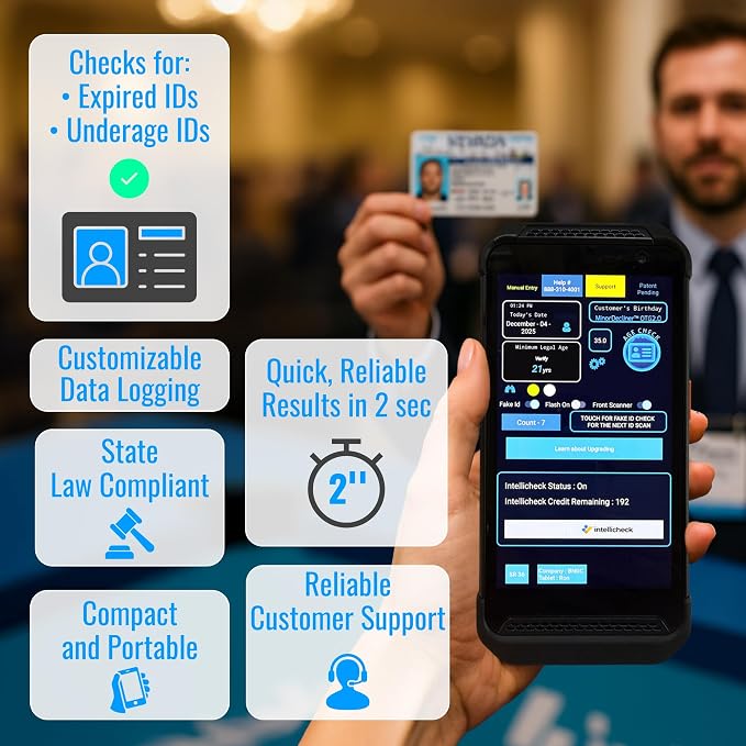 Portable ID & Passport Scanner for Bars, Clubs & Retail | Verifies Age & - Image 5