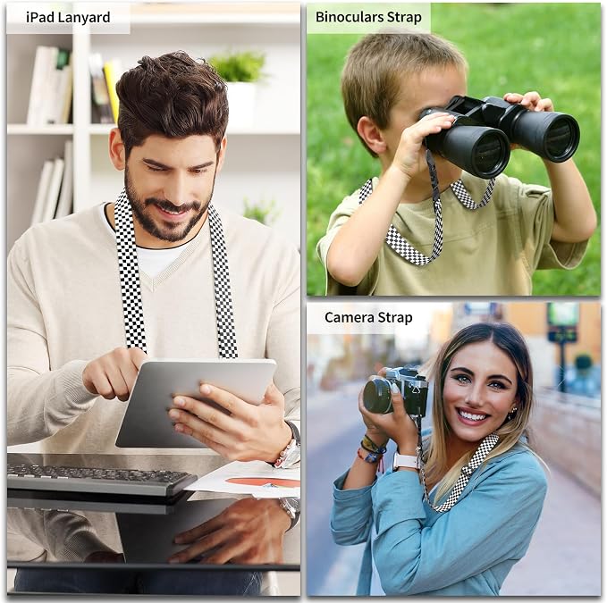 FIEIL Nylon iPad Strap, Adjustable Camera Neck Strap, Comfortable Shoulder Strap - Image 2