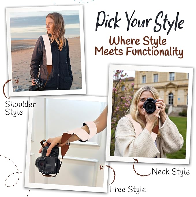 Art Tribute Camera Strap For Photographers Padded Universal Fit Neck Shoulder & - Image 6