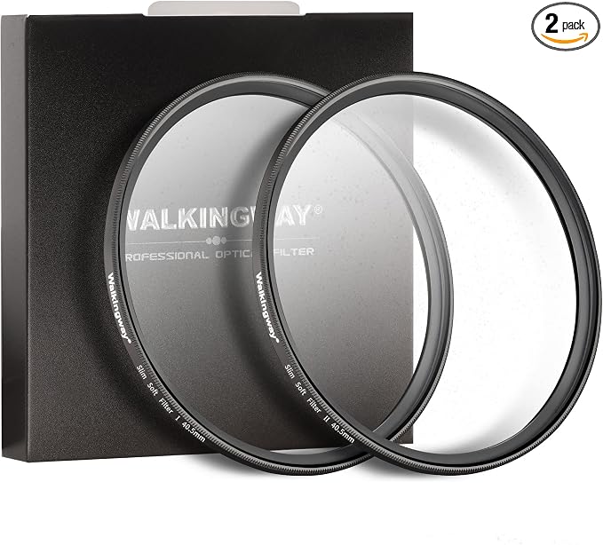 Walking Way 40.5mm White Mist Diffusion Filter Set, Soft Focus Dreamy Fog by WalkingWay