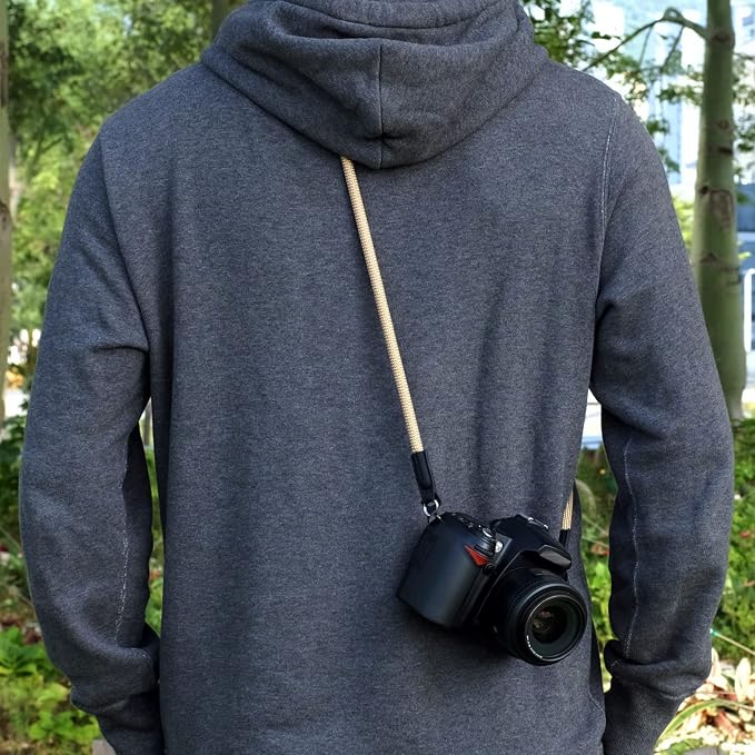 VKO Vintage Camera Neck Strap, Nylon Rope Camera Shoulder Straps - Image 3