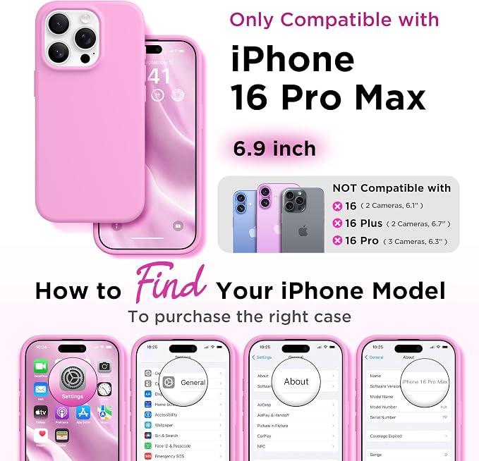 GolbinBox Magnetic for iPhone 16 Pro Max Case, Compatible - Image 2