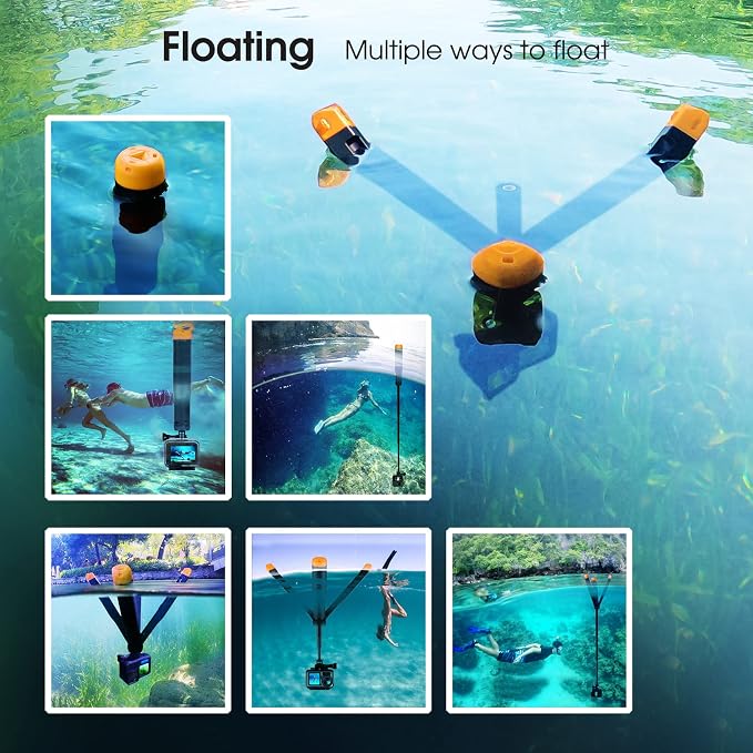 SOONSUN 4in1 Floating Selfie Stick Hand Grip Tripod - Image 3