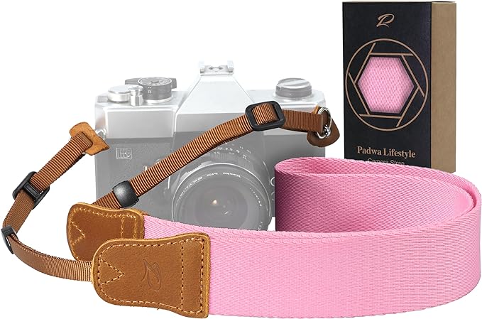 Padwa Lifestyle Pink Camera Straps by PadwaLifestyleCameraStrap