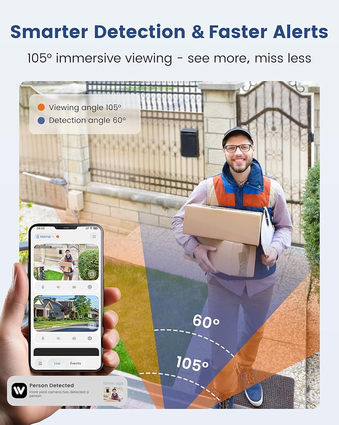 2K Window Camera, WiFi 6 Indoor Camera - Image 7