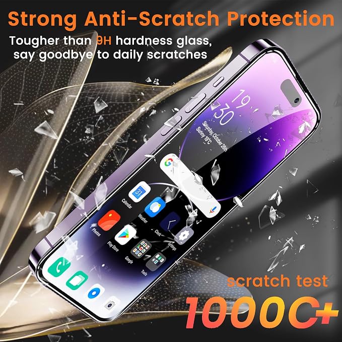 Lesakit 3+3 Pack Privacy Screen Protector - Image 4