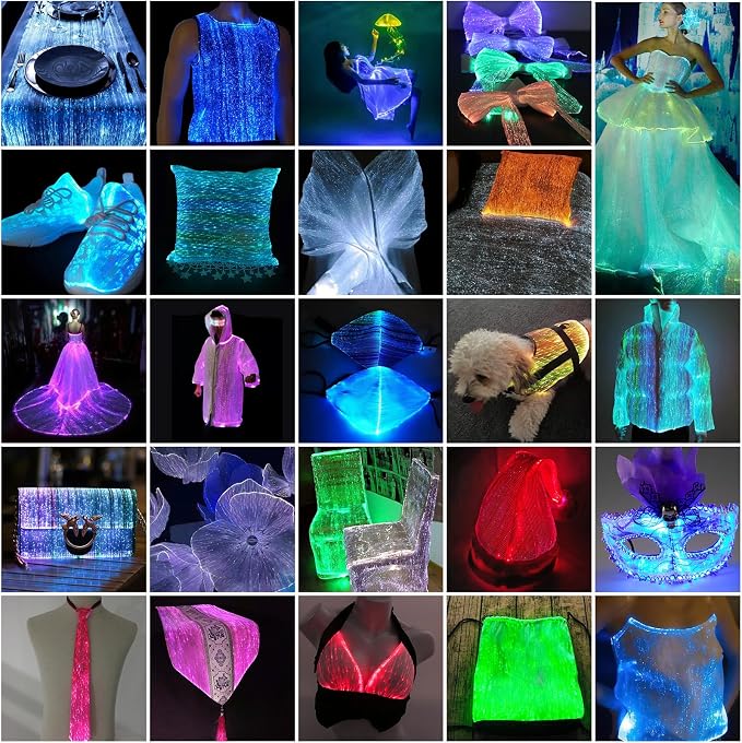 Fiber Optic Fabric, Led Accessories, Led Fiber Optic Mesh Lights - Image 6