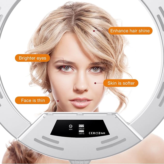 22"Ring Light with Stand, Ring Light Tripod - Image 4