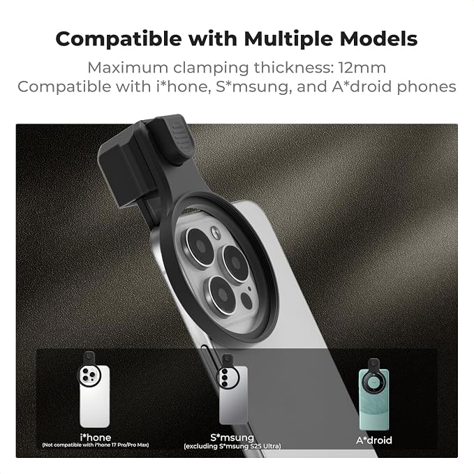 K&F CONCEPT 58mm Press-on CPL Phone Lens Filter Kit, Polarizing Filter - Image 6