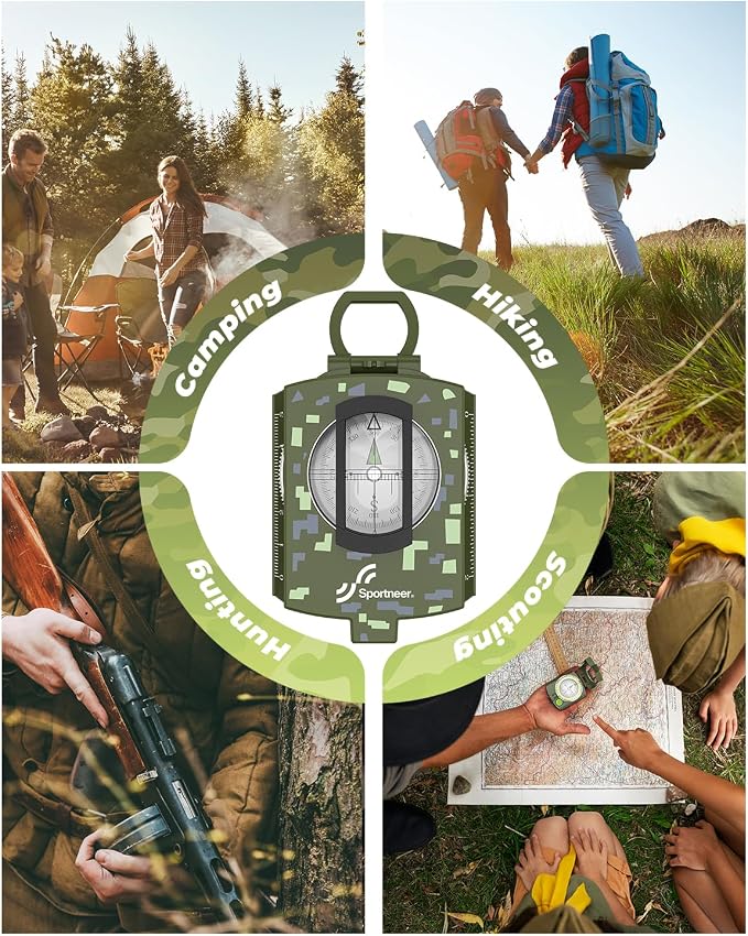 Sportneer Compass: Accurate Durable Lightweight Orienteering Compass - Image 9