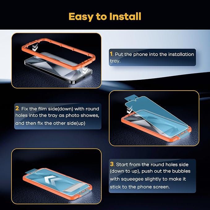 AACL 4-Pack for Samsung Galaxy S25/S24 Screen Protector 5G, Film for S24 and - Image 5