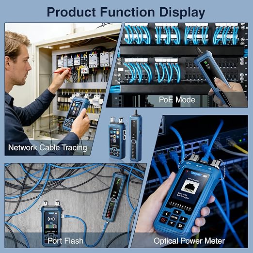 Network Cable Tester 8-in-1, RJ45 Ethernet Cable Tester - Image 6