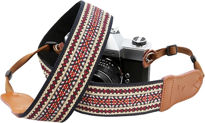 Padwa Lifestyle Speed Red Embroidered Camera Strap - Image 8