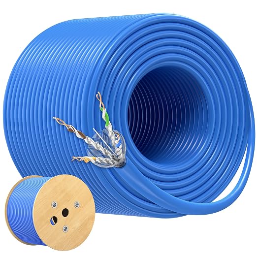 Cable Matters 10Gbps in-Wall Rated 23AWG Bare Copper Shielded Cat 6A Cable - by CableMatters