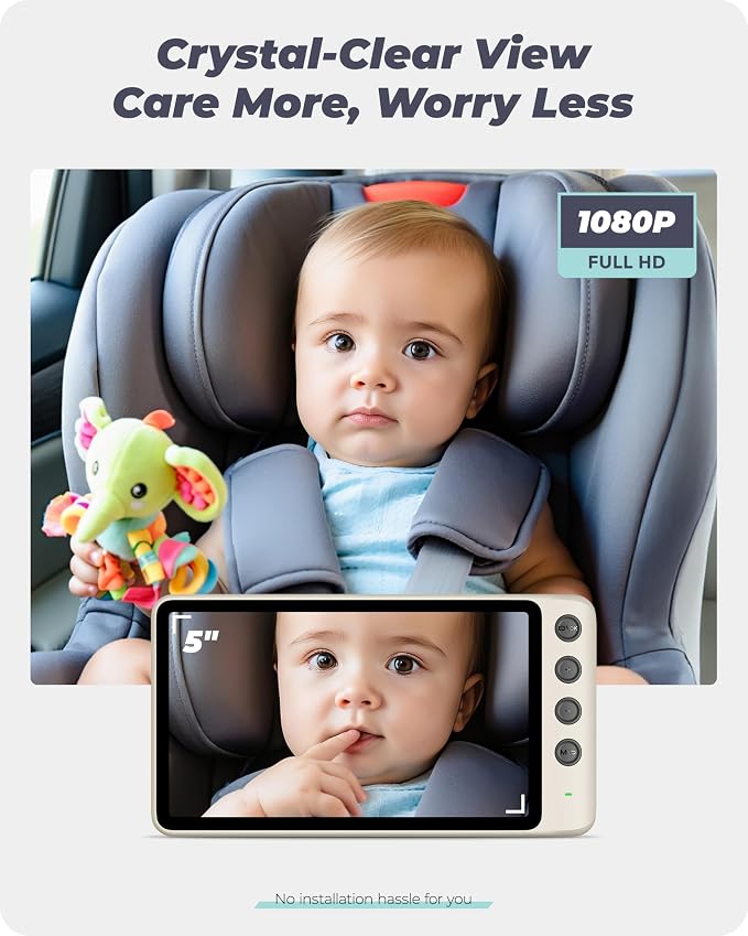 #1 Magnetic Double Car Camera for 2 Baby - Image 5